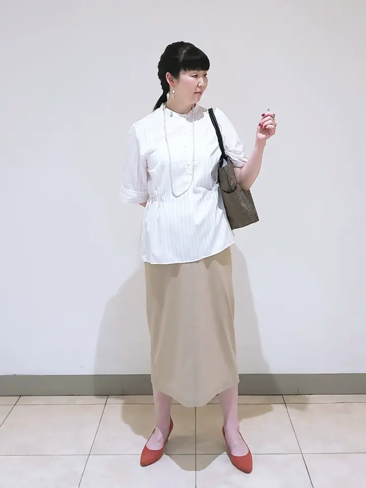 J.PRESS LADIES L スタッフ コーディネート画像