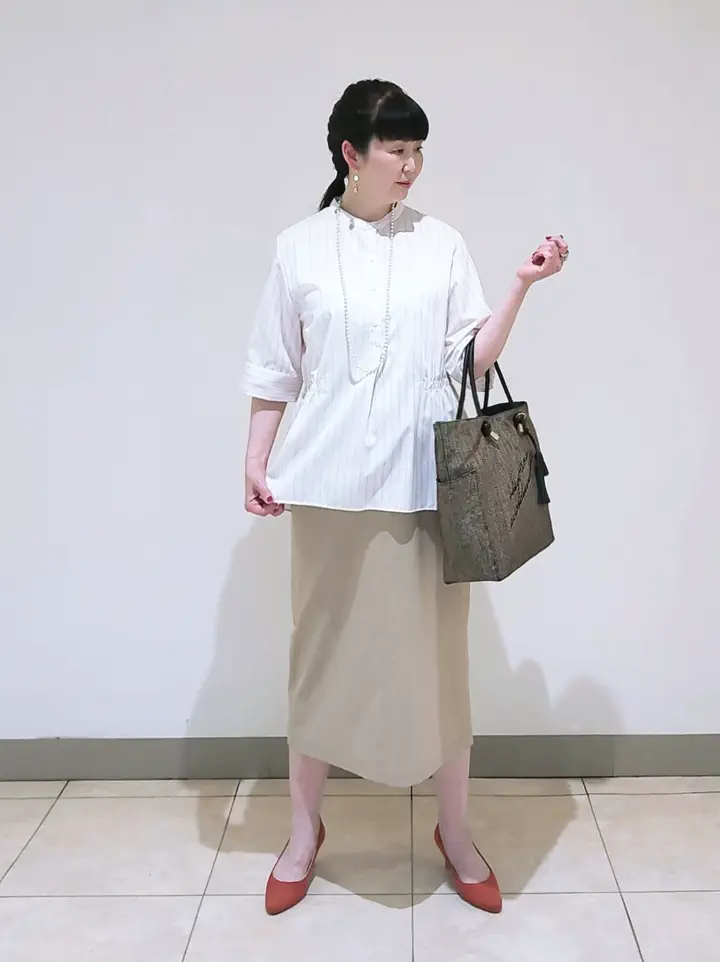 J.PRESS LADIES L スタッフ コーディネート画像