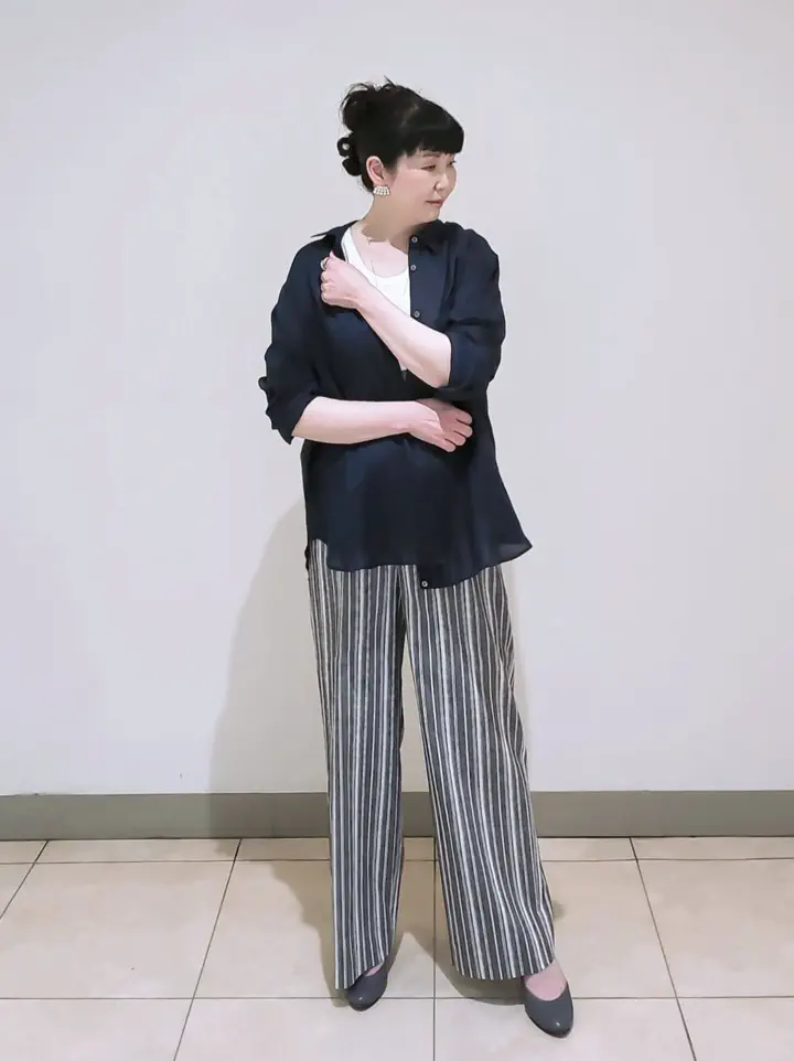 J.PRESS LADIES L スタッフ コーディネート画像
