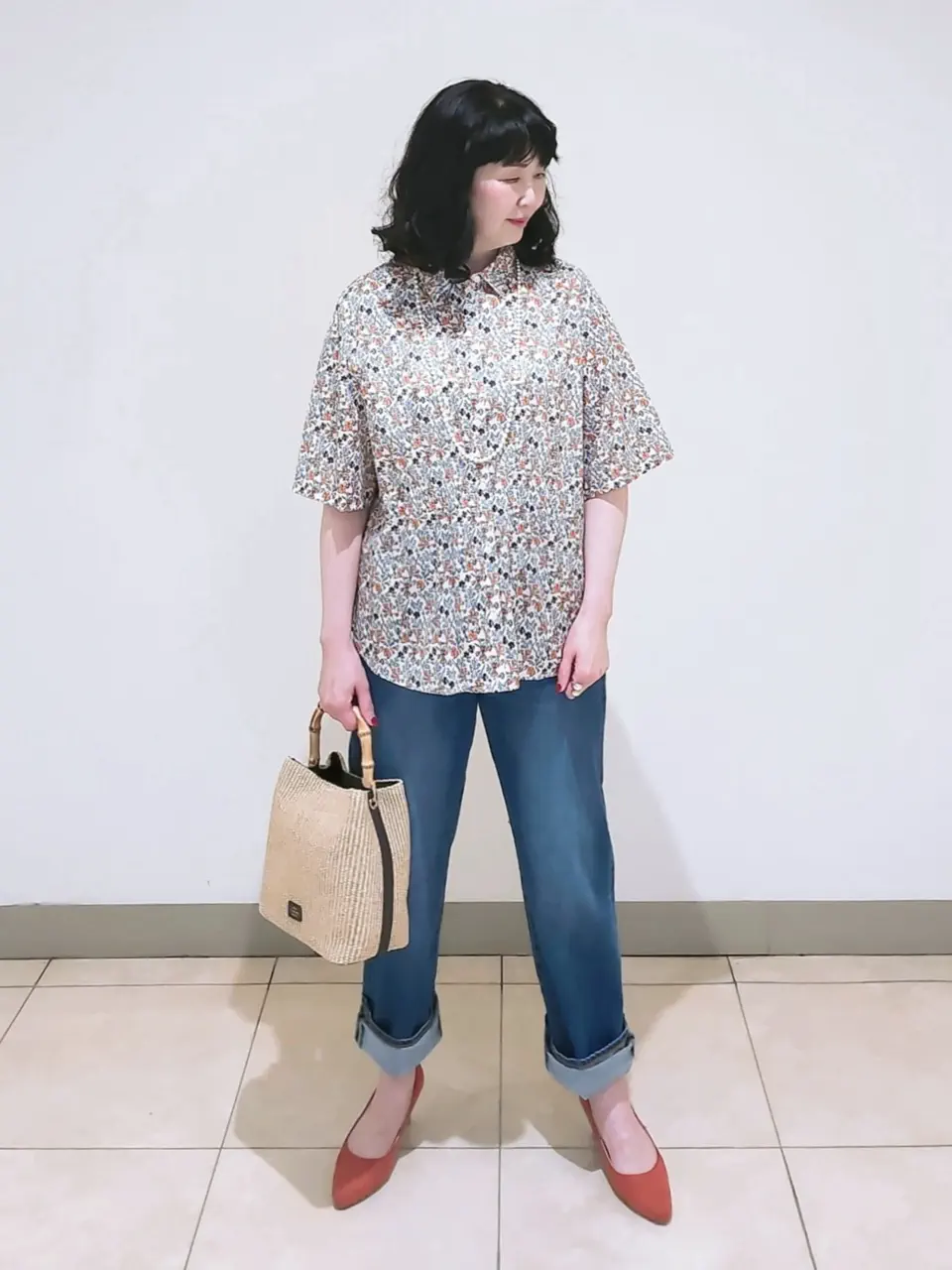 J.PRESS LADIES L スタッフ コーディネート画像