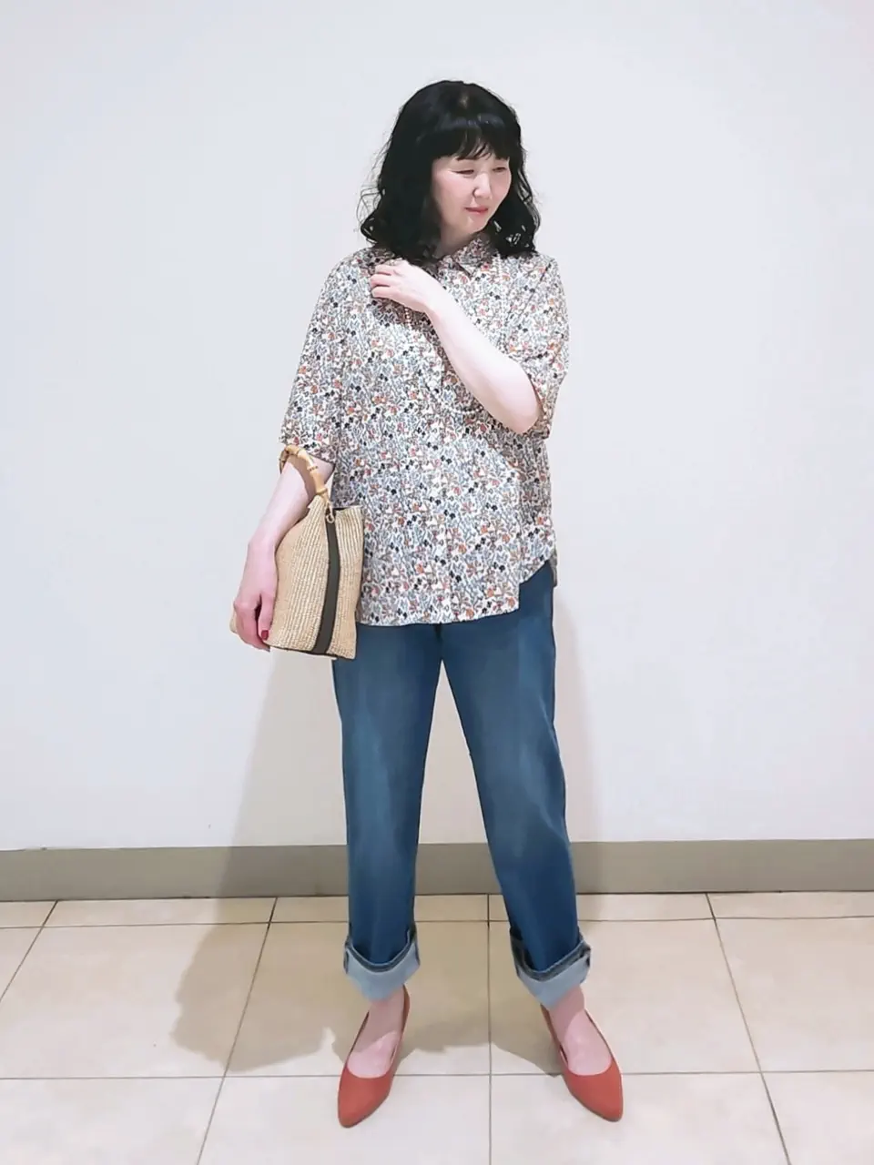 J.PRESS LADIES L スタッフ コーディネート画像