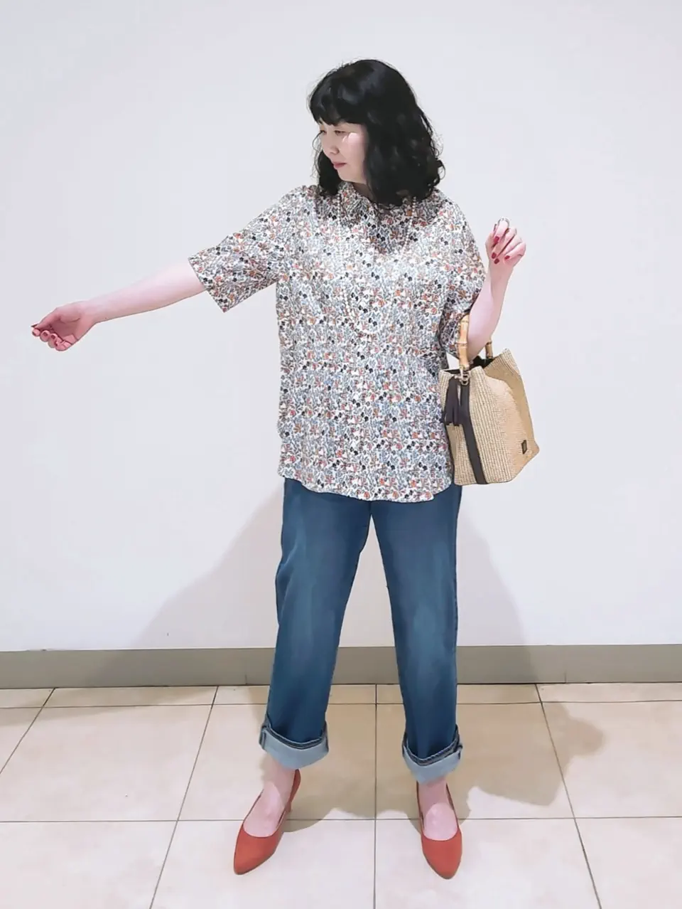 J.PRESS LADIES L スタッフ コーディネート画像