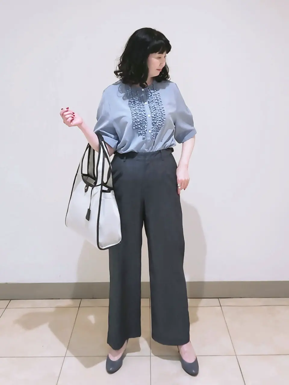 J.PRESS LADIES L スタッフ コーディネート画像