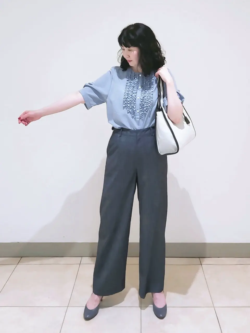 J.PRESS LADIES L スタッフ コーディネート画像