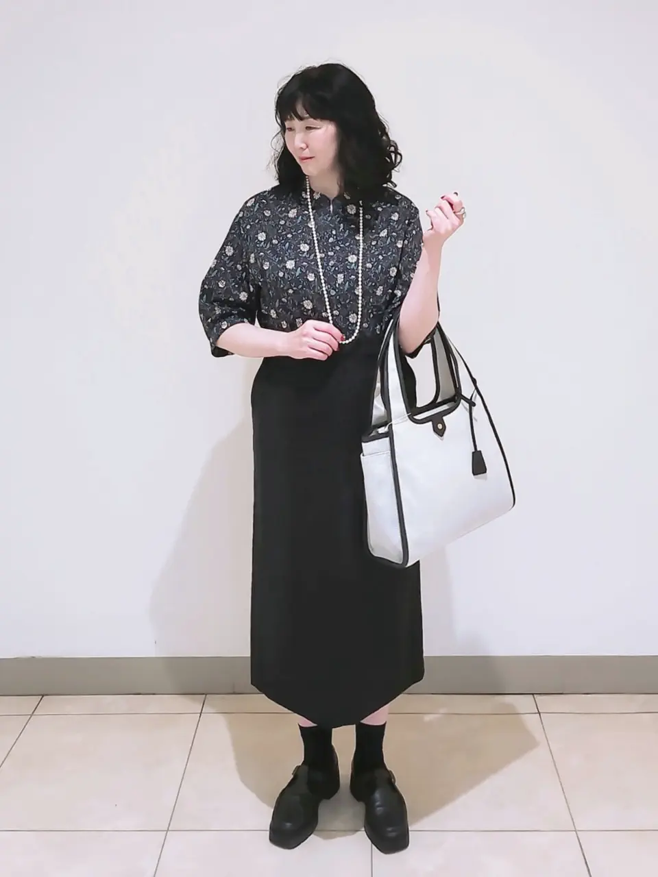 J.PRESS LADIES L スタッフ コーディネート画像