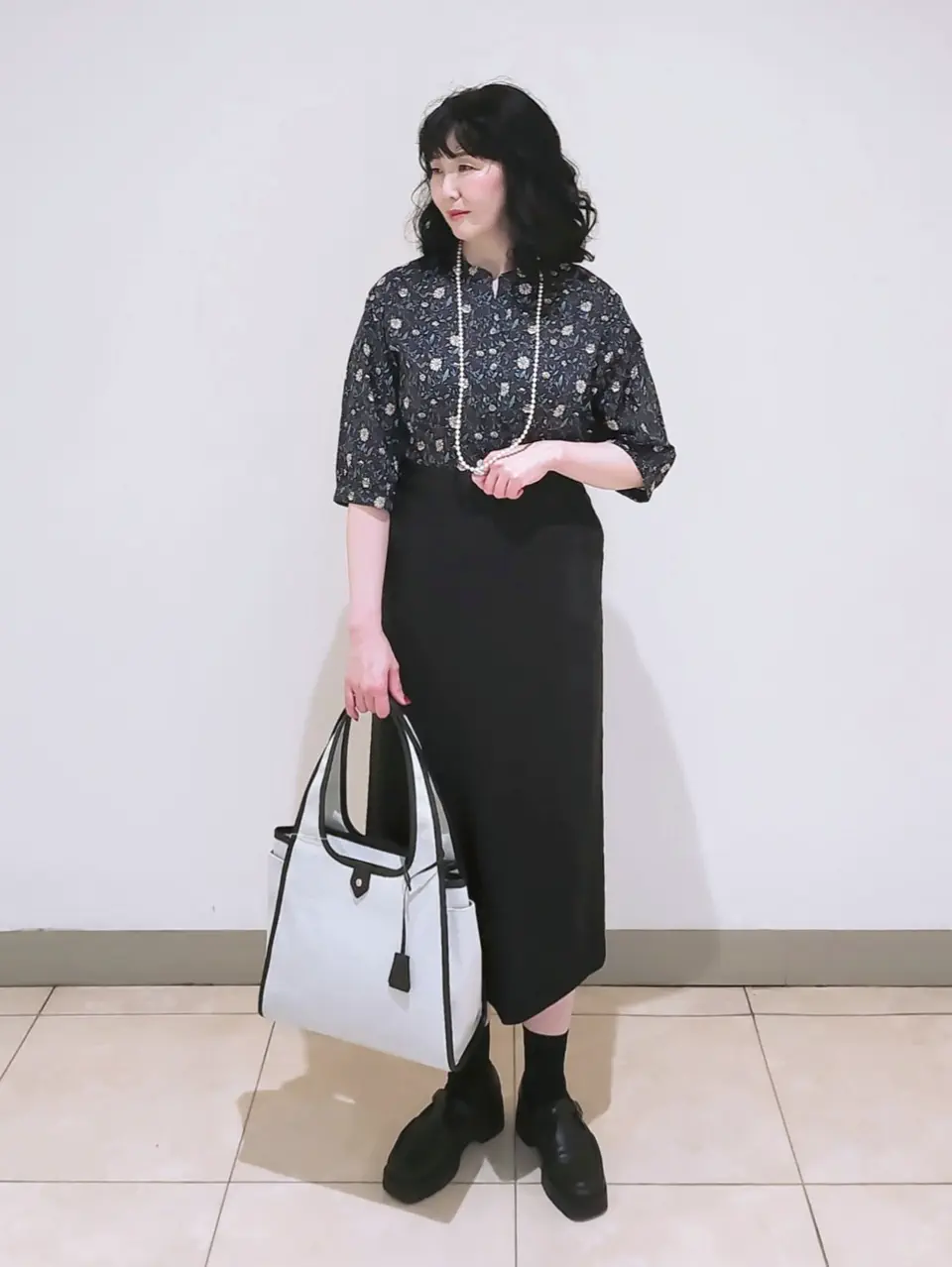 J.PRESS LADIES L スタッフ コーディネート画像