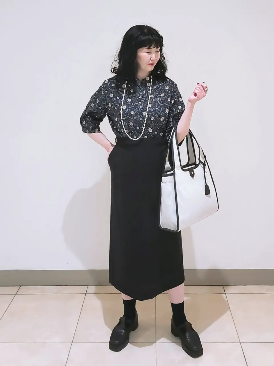 J.PRESS LADIES L スタッフ コーディネート画像