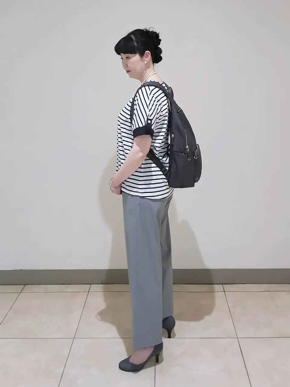 J.PRESS LADIES L スタッフ コーディネート画像