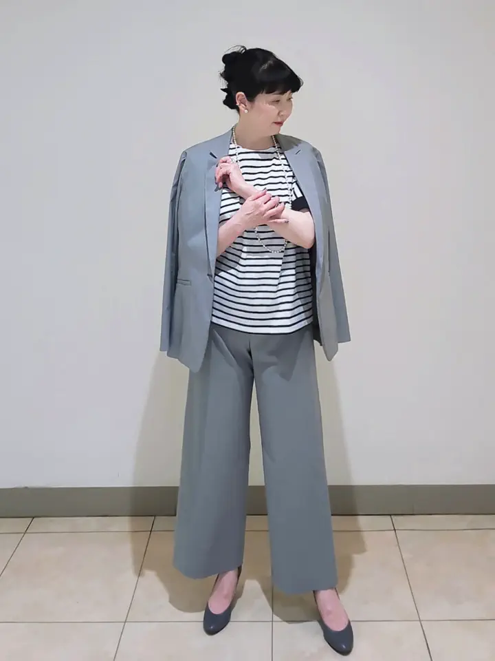 J.PRESS LADIES L スタッフ コーディネート画像