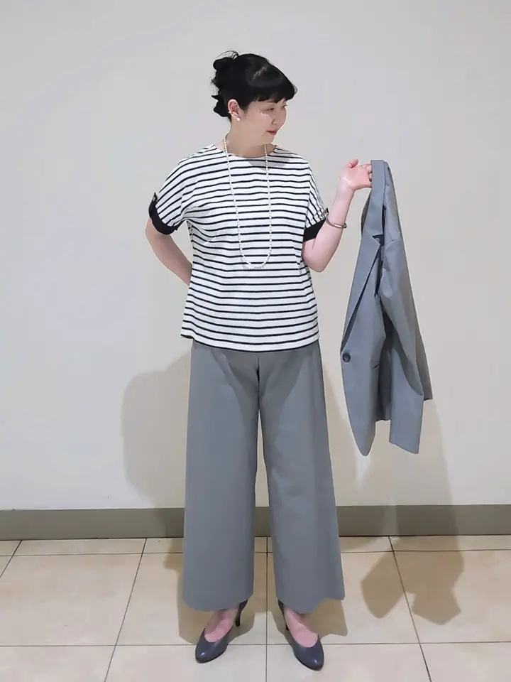 J.PRESS LADIES L スタッフ コーディネート画像