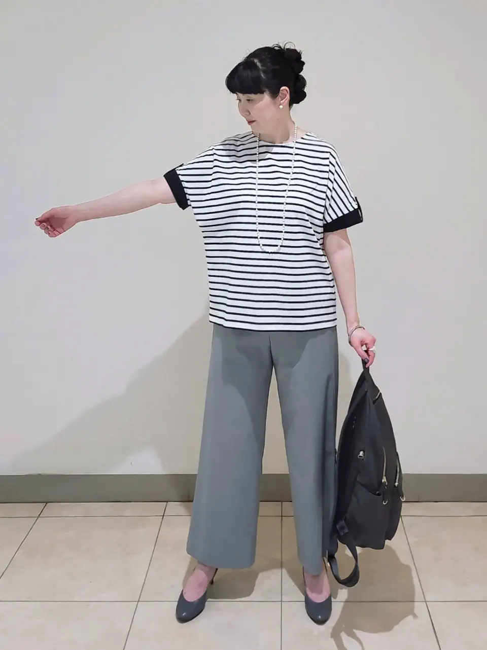 J.PRESS LADIES L スタッフ コーディネート画像