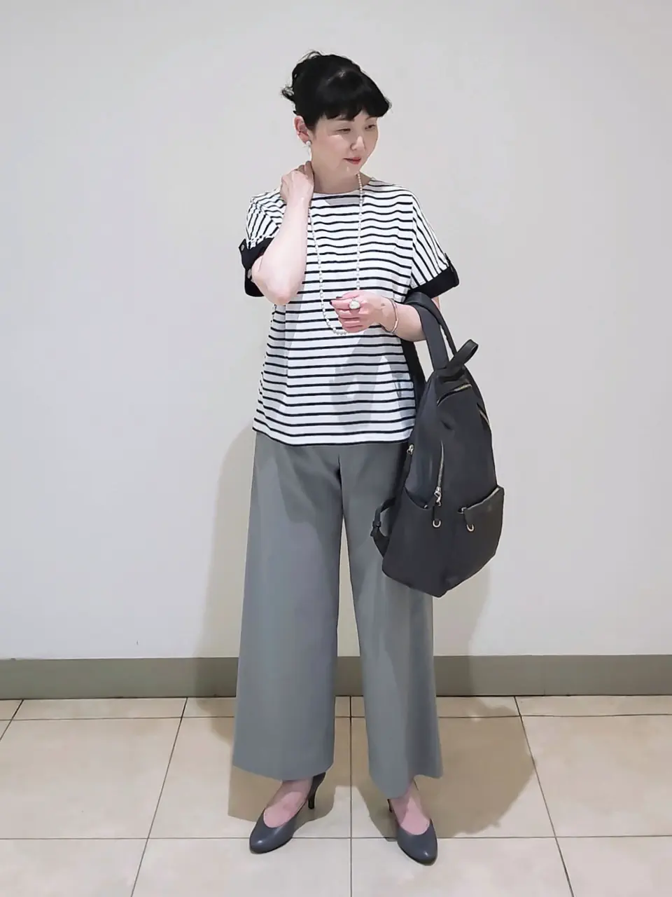 J.PRESS LADIES L スタッフ コーディネート画像