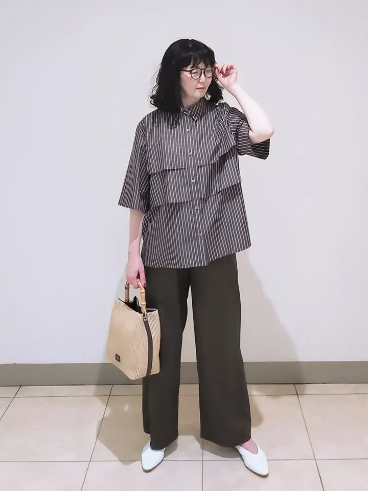 J.PRESS LADIES L スタッフ コーディネート画像