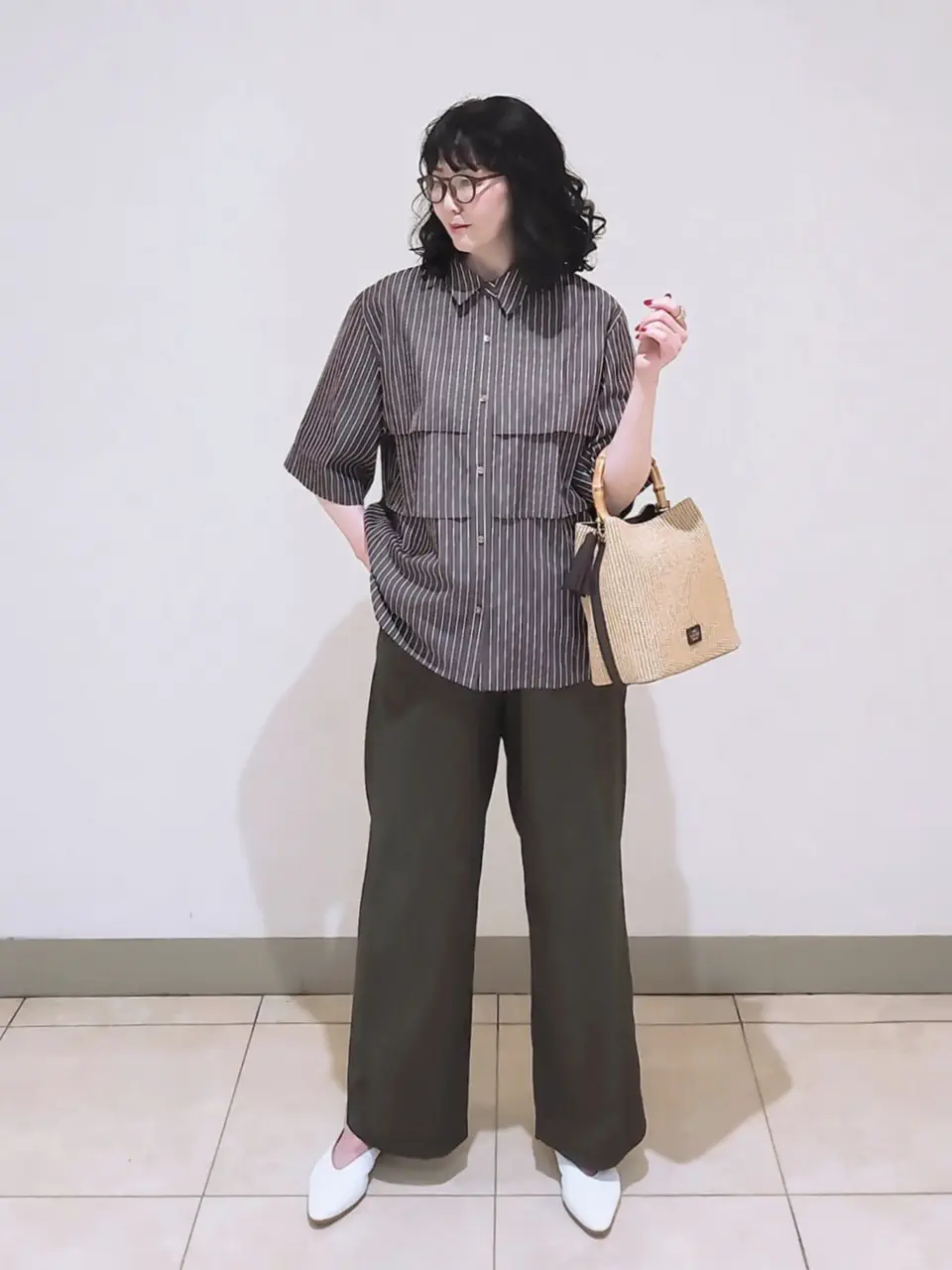 J.PRESS LADIES L スタッフ コーディネート画像