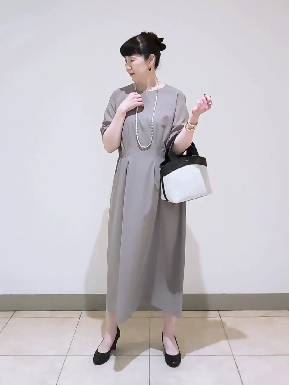 J.PRESS LADIES L スタッフ コーディネート画像