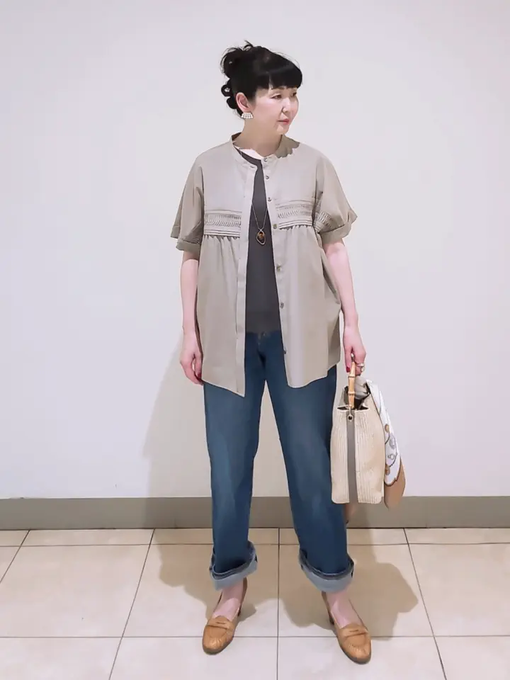 J.PRESS LADIES L スタッフ コーディネート画像
