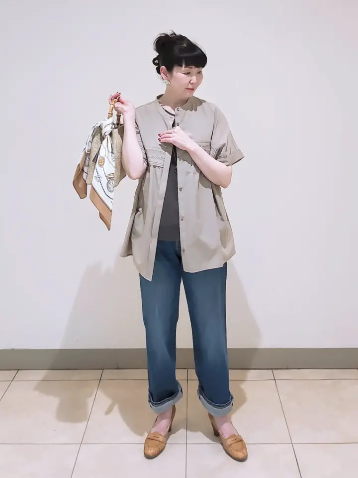 J.PRESS LADIES L スタッフ コーディネート画像