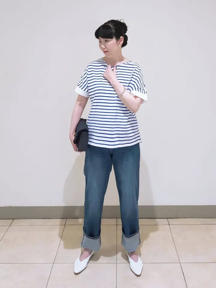 J.PRESS LADIES L スタッフ コーディネート画像