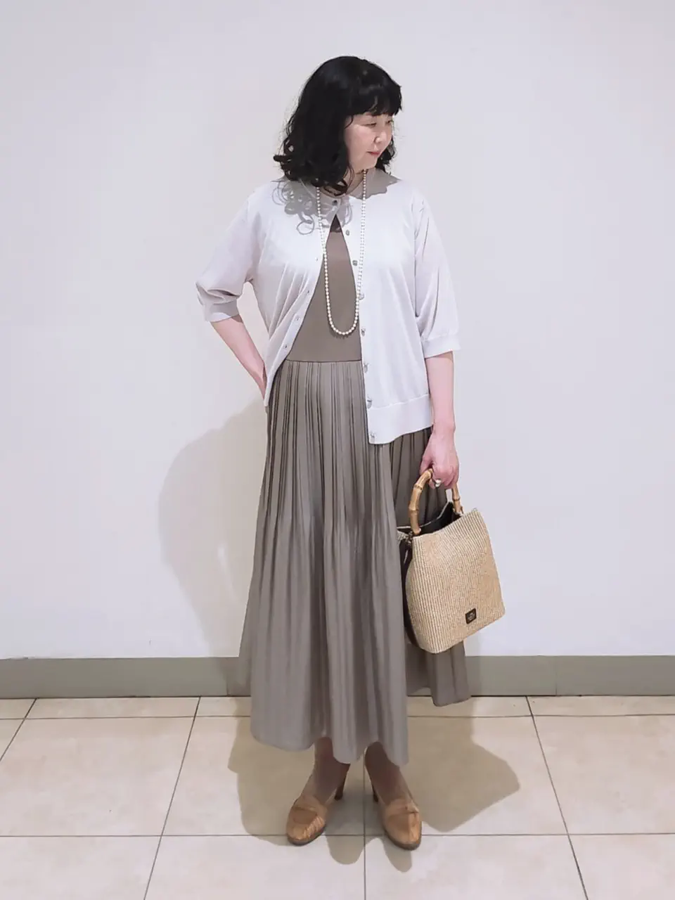 J.PRESS LADIES L スタッフ コーディネート画像