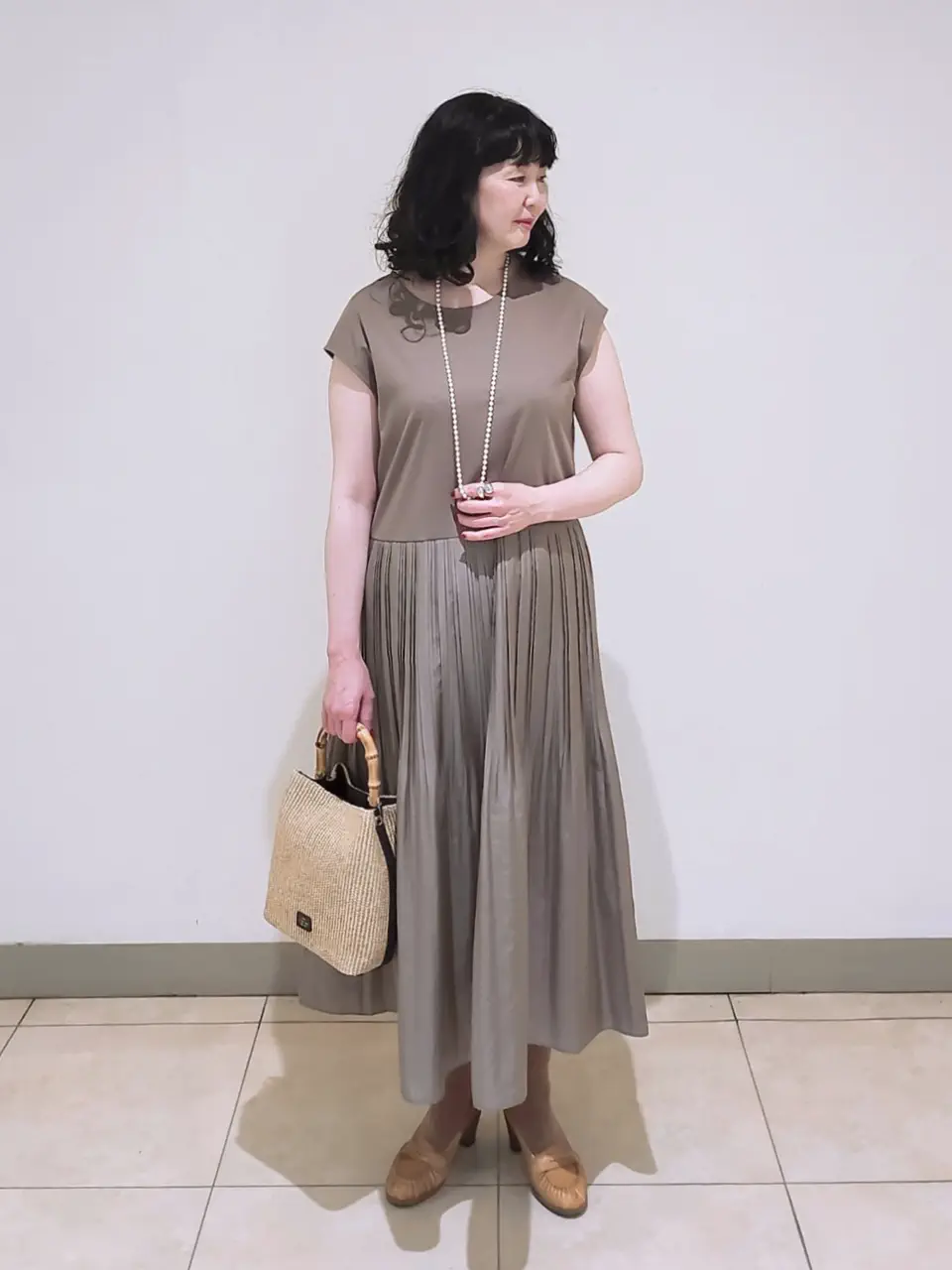 J.PRESS LADIES L スタッフ コーディネート画像