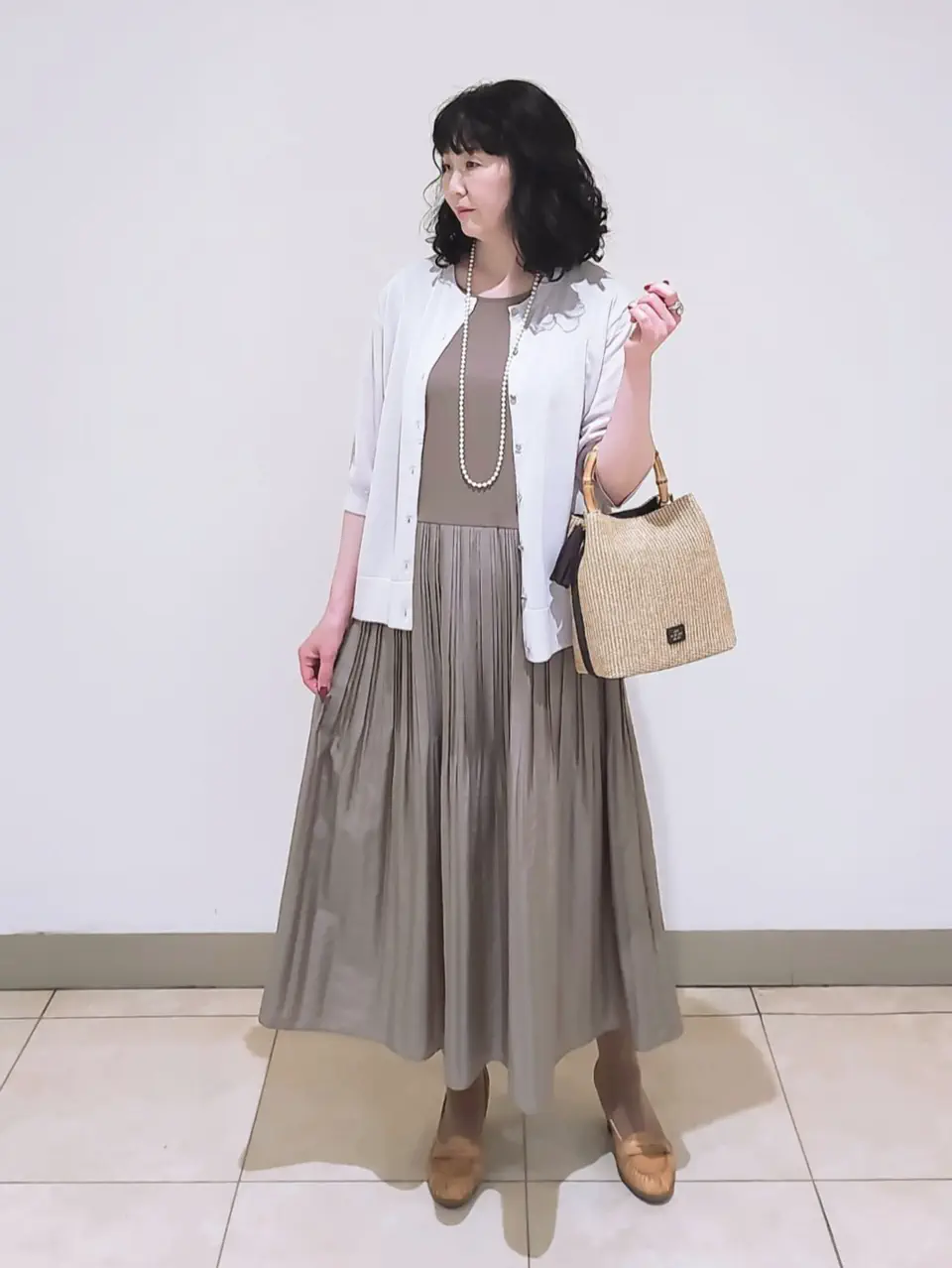 J.PRESS LADIES L スタッフ コーディネート画像