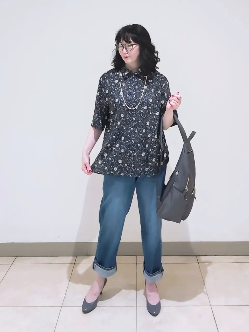 J.PRESS LADIES L スタッフ コーディネート画像