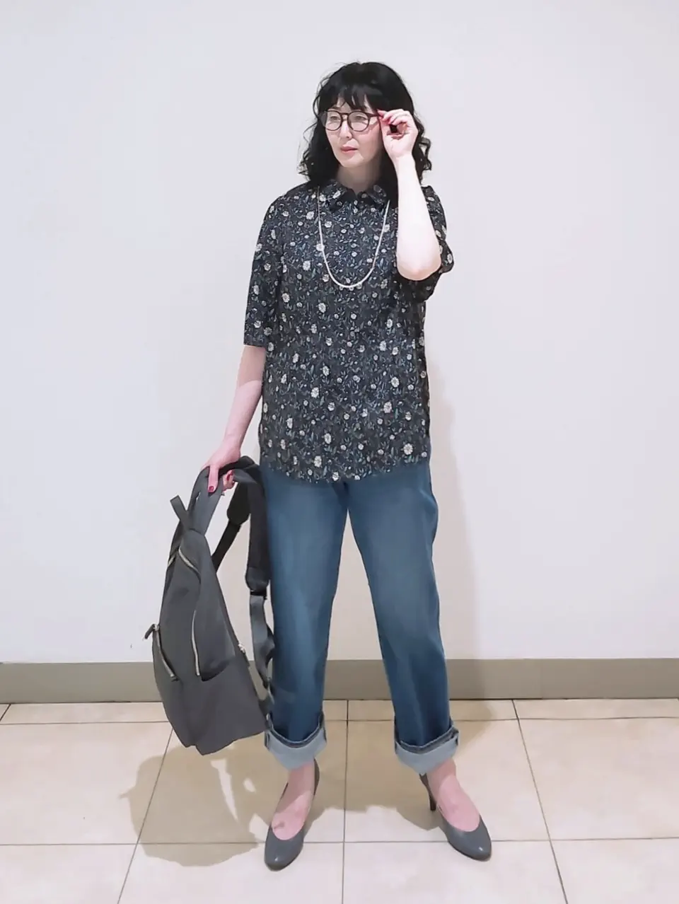 J.PRESS LADIES L スタッフ コーディネート画像