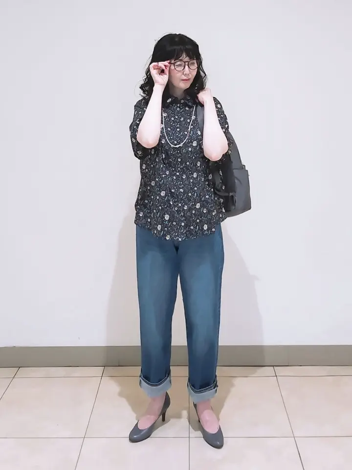 J.PRESS LADIES L スタッフ コーディネート画像