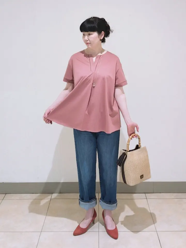 J.PRESS LADIES L スタッフ コーディネート画像