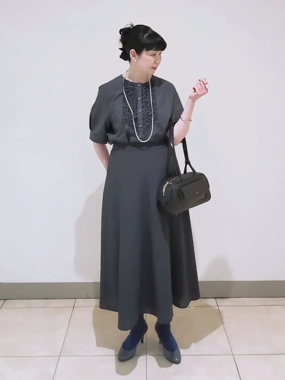 J.PRESS LADIES L スタッフ コーディネート画像