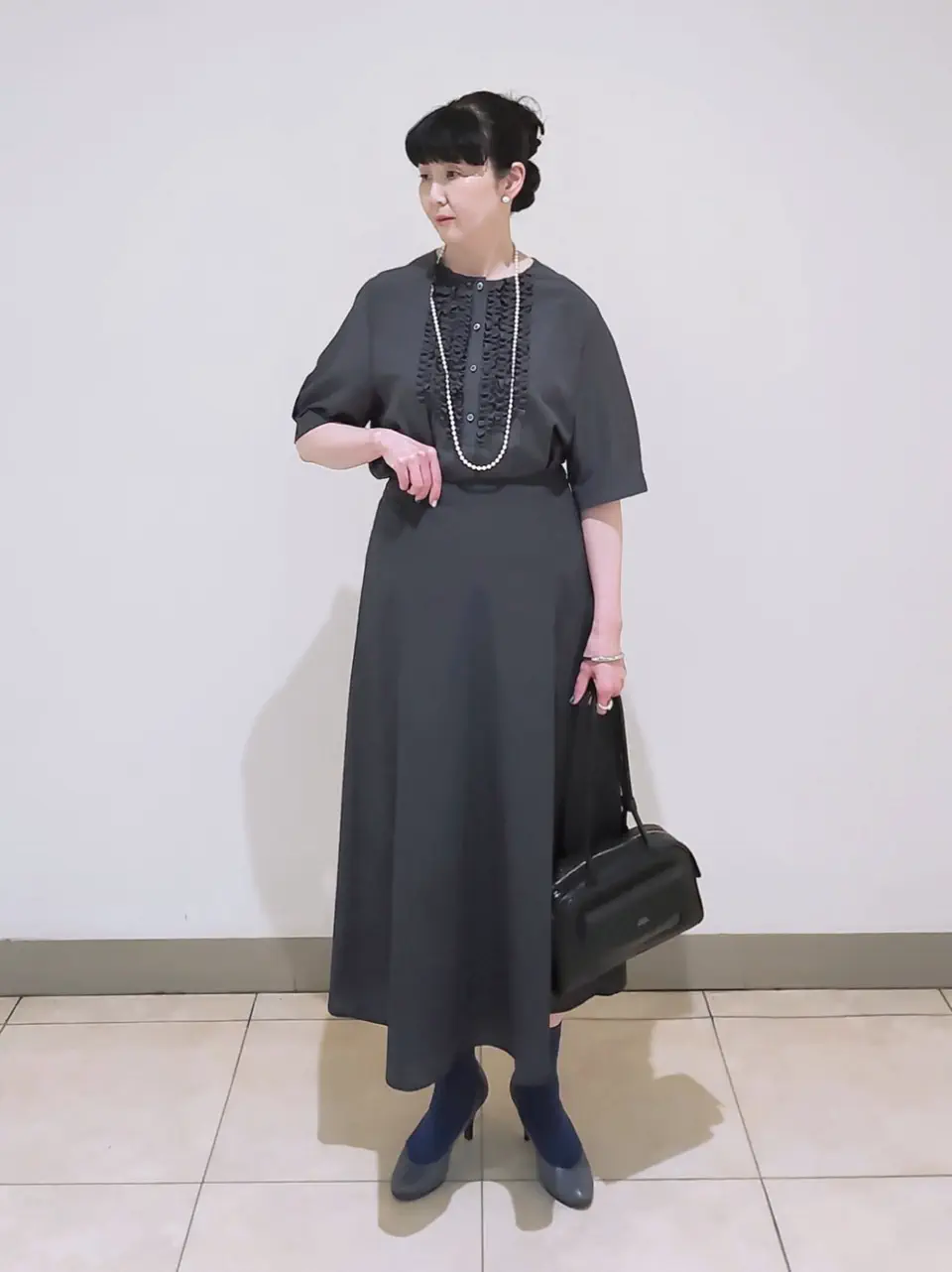 J.PRESS LADIES L スタッフ コーディネート画像