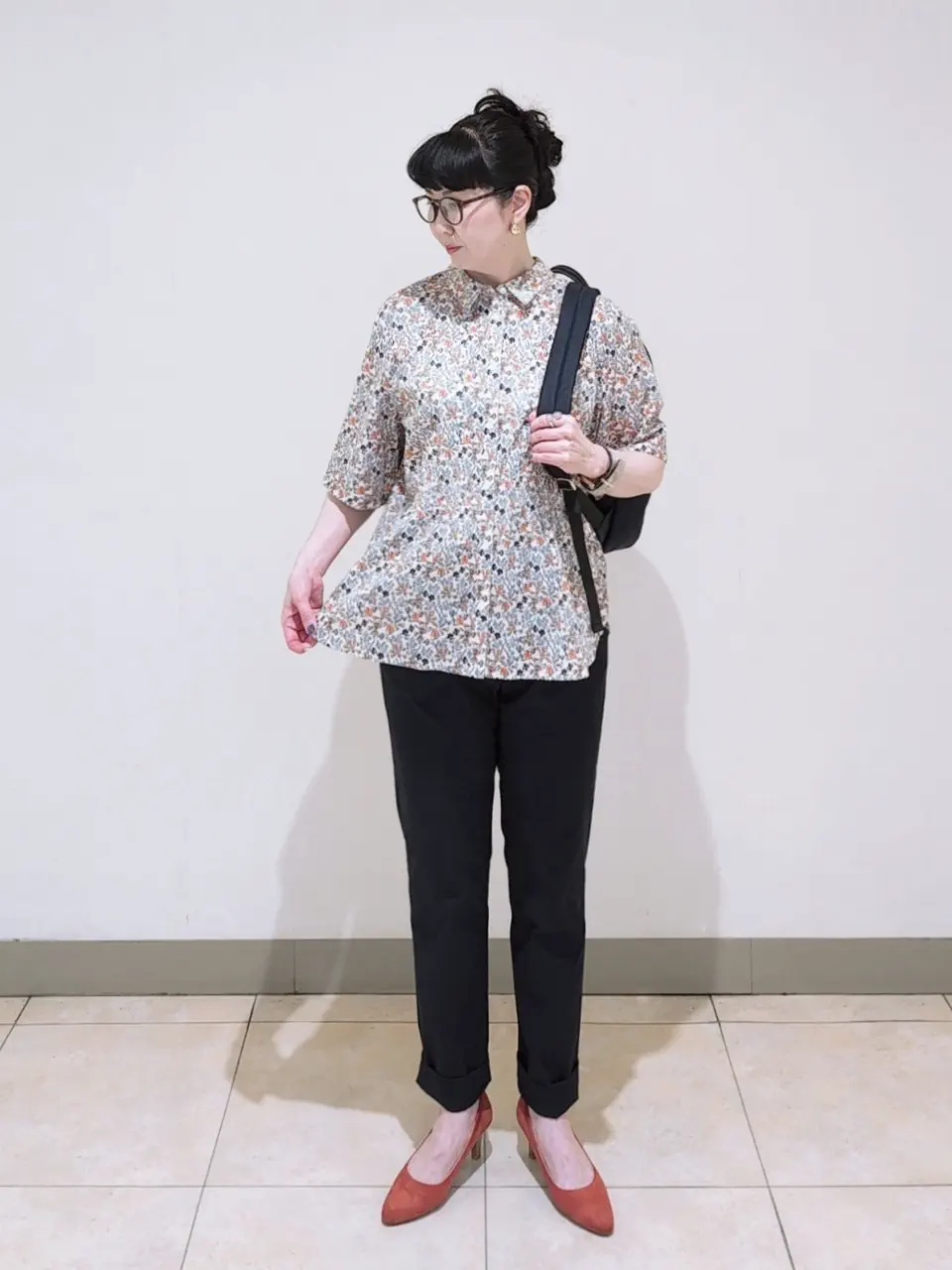 J.PRESS LADIES L スタッフ コーディネート画像