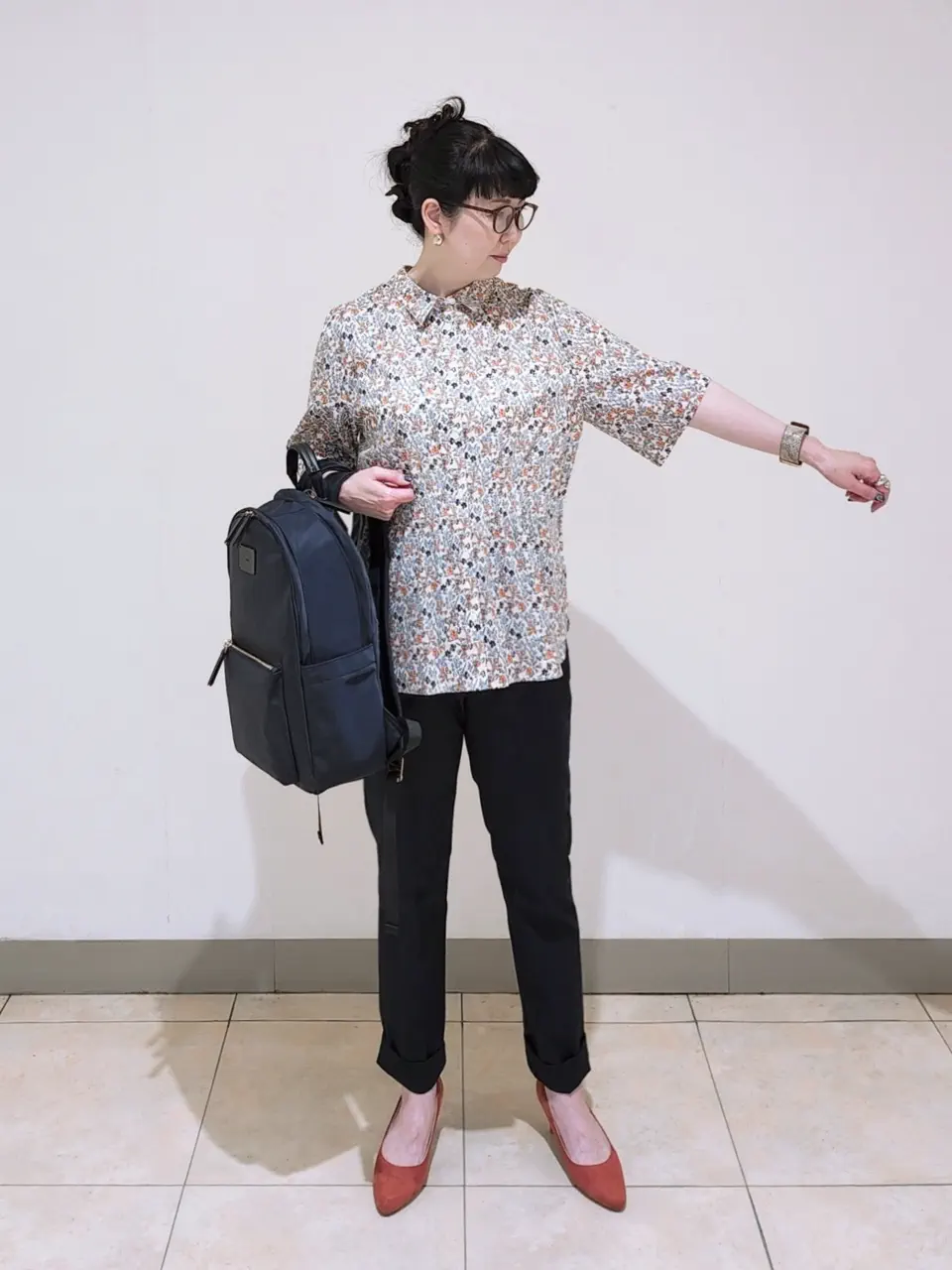 J.PRESS LADIES L スタッフ コーディネート画像