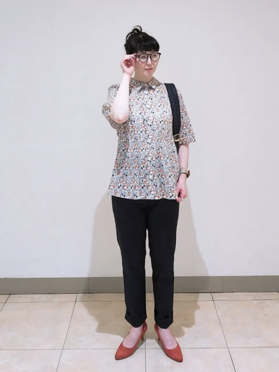 J.PRESS LADIES L スタッフ コーディネート画像