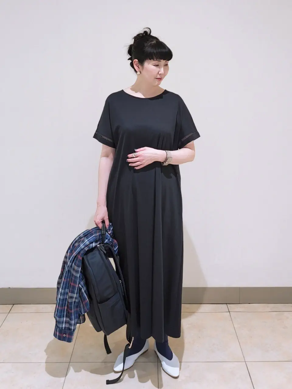 J.PRESS LADIES L スタッフ コーディネート画像