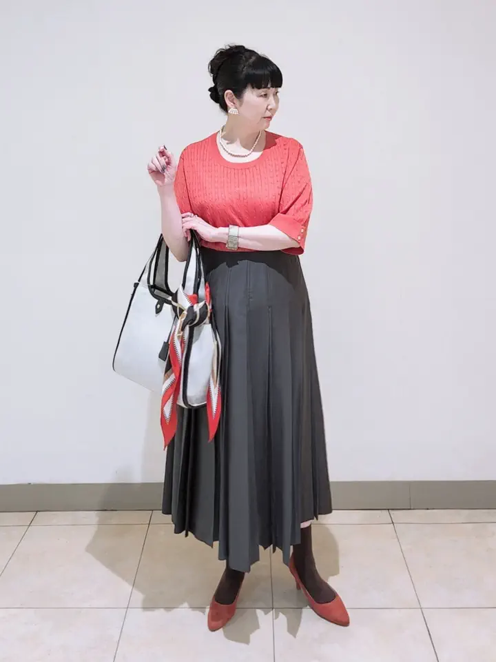 J.PRESS LADIES L スタッフ コーディネート画像