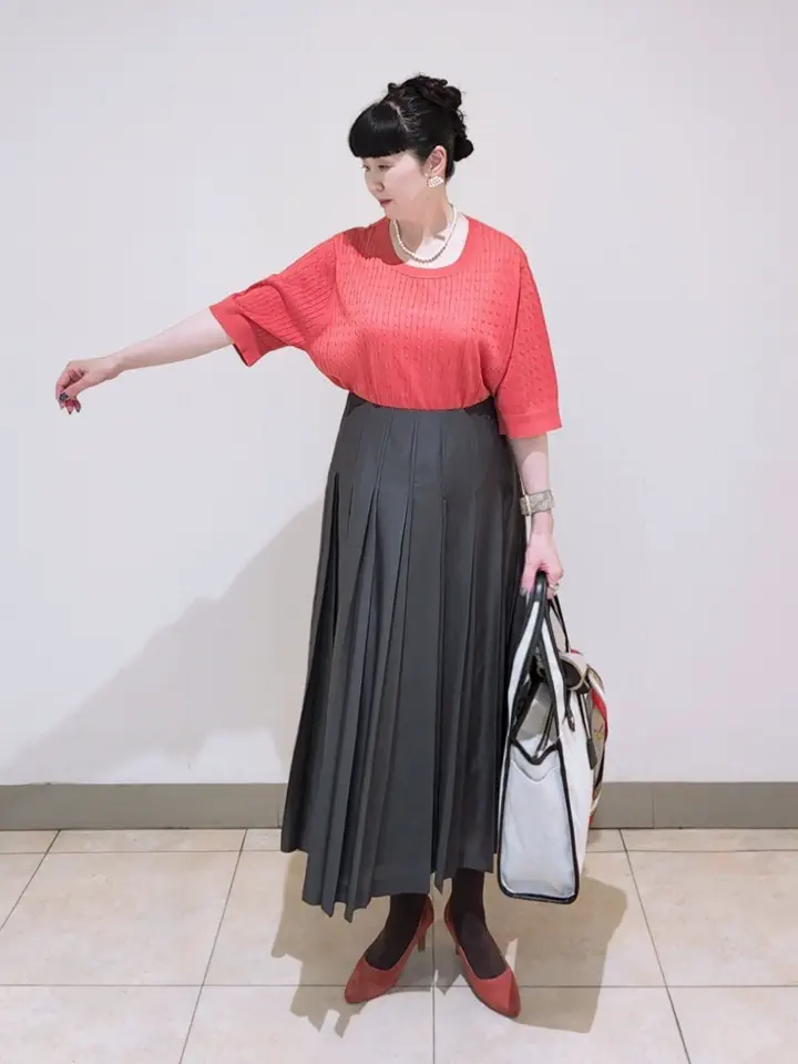 J.PRESS LADIES L スタッフ コーディネート画像