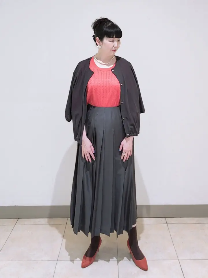 J.PRESS LADIES L スタッフ コーディネート画像