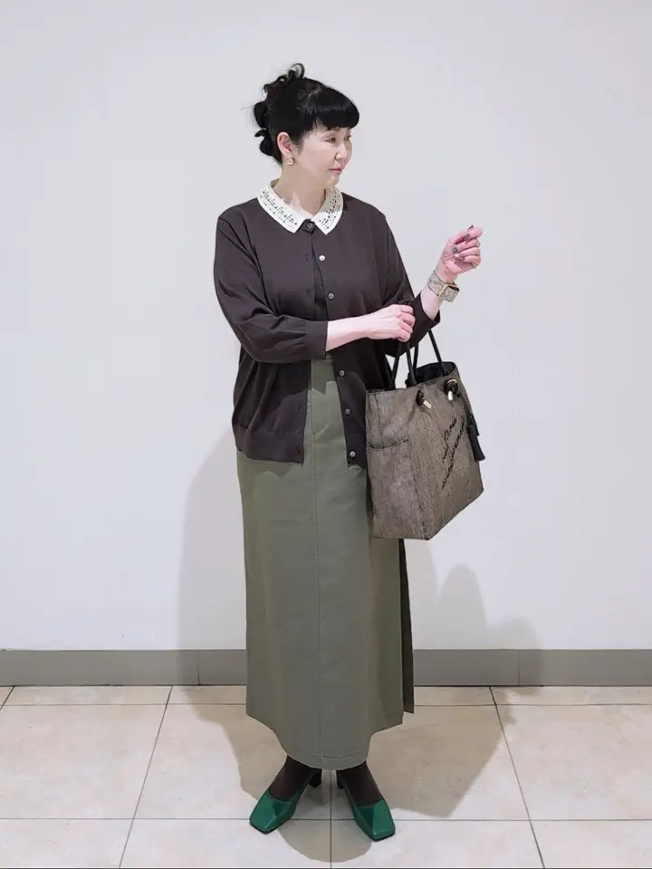 J.PRESS LADIES L スタッフ コーディネート画像