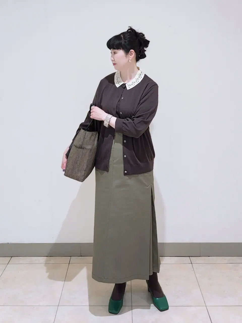 J.PRESS LADIES L スタッフ コーディネート画像