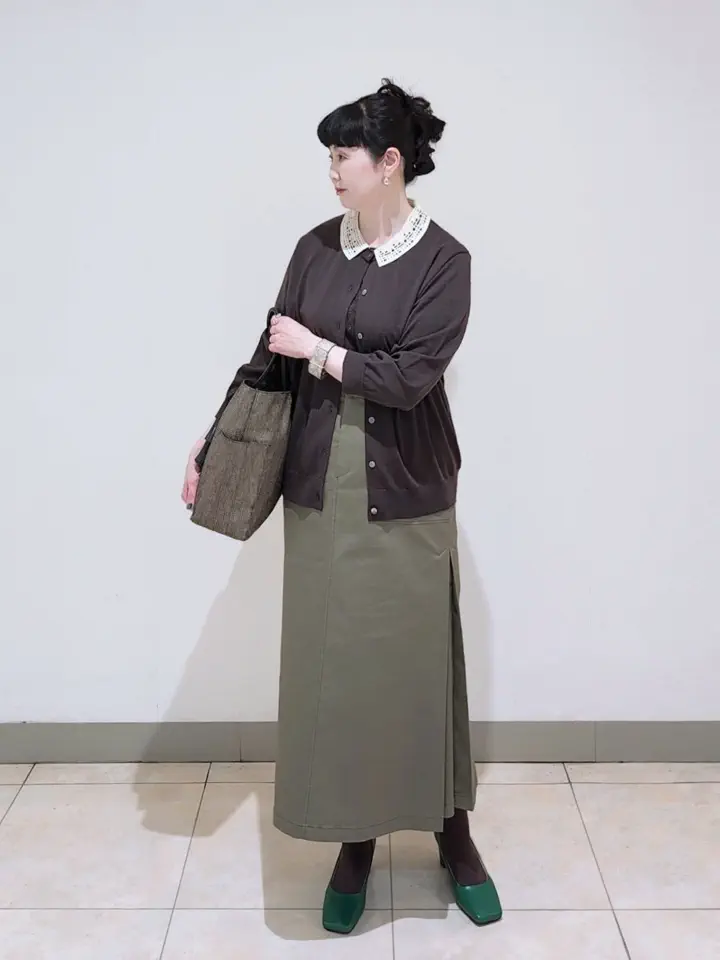 J.PRESS LADIES L スタッフ コーディネート画像