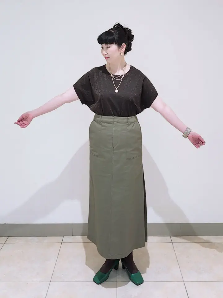 J.PRESS LADIES L スタッフ コーディネート画像