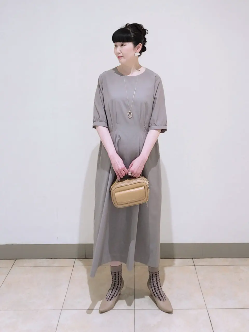 J.PRESS LADIES L スタッフ コーディネート画像