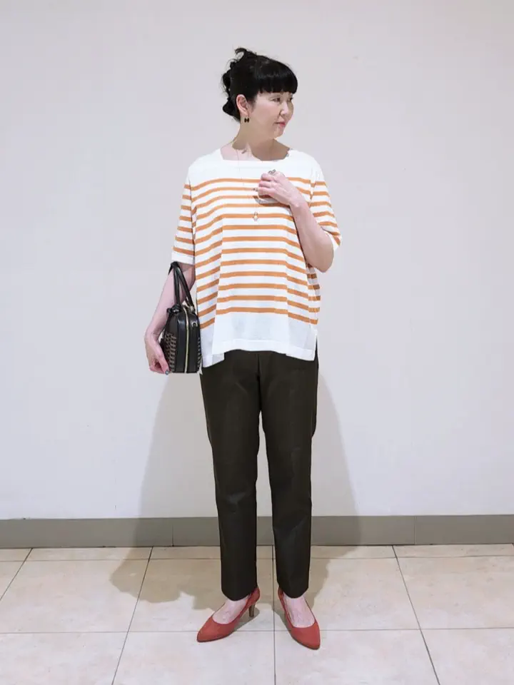 J.PRESS LADIES L スタッフ コーディネート画像