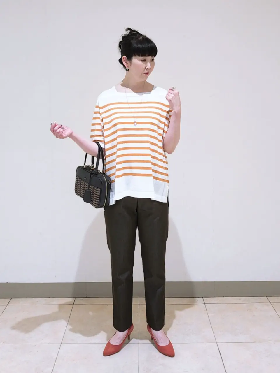 J.PRESS LADIES L スタッフ コーディネート画像