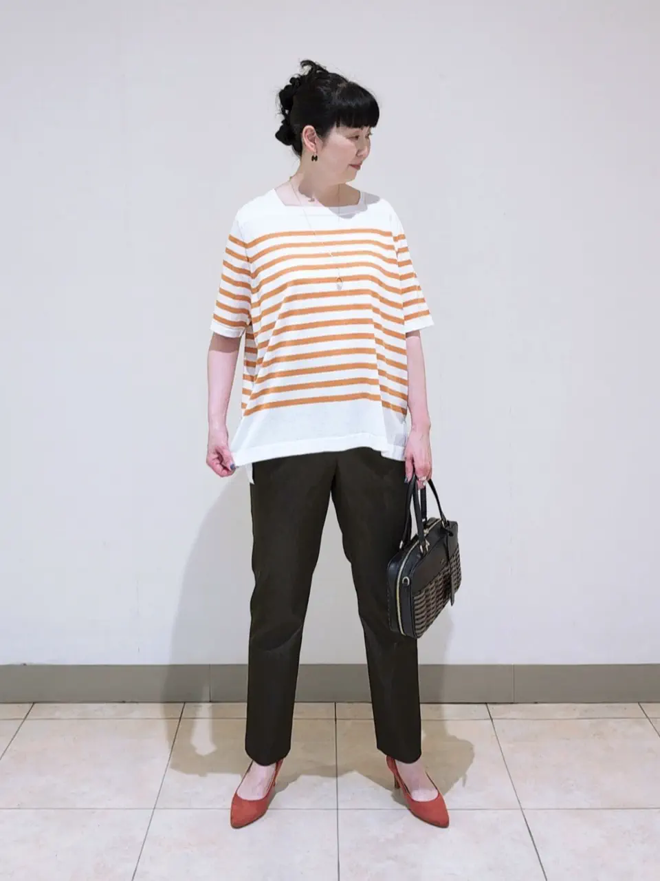 J.PRESS LADIES L スタッフ コーディネート画像