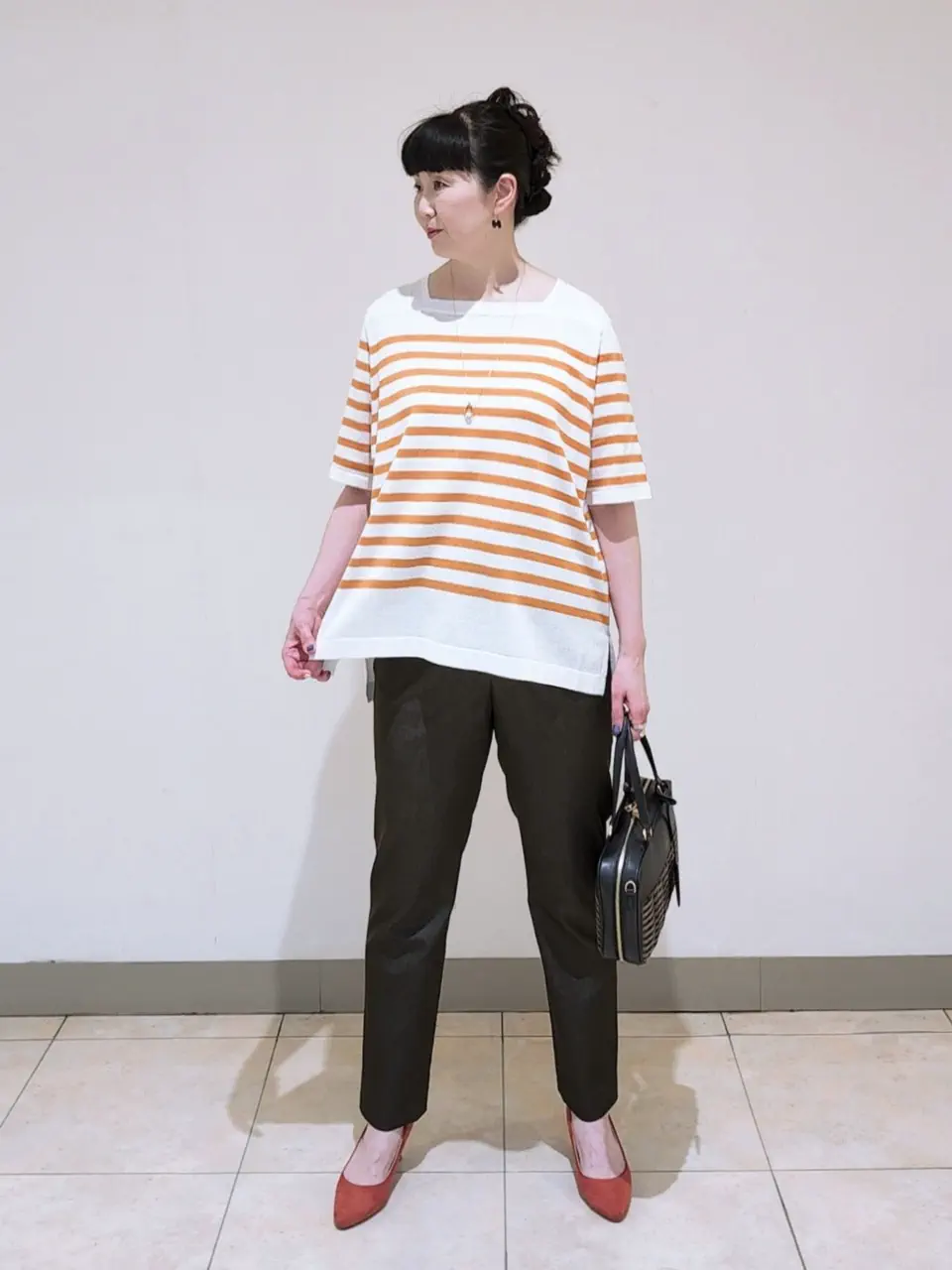 J.PRESS LADIES L スタッフ コーディネート画像