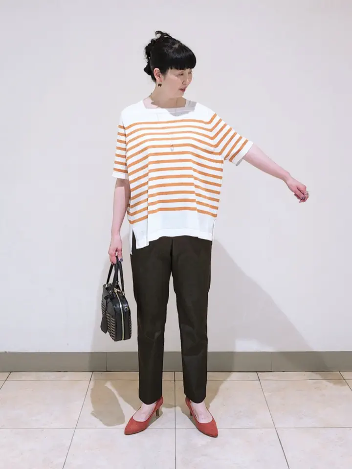 J.PRESS LADIES L スタッフ コーディネート画像
