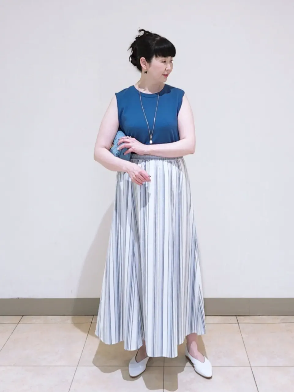J.PRESS LADIES L スタッフ コーディネート画像