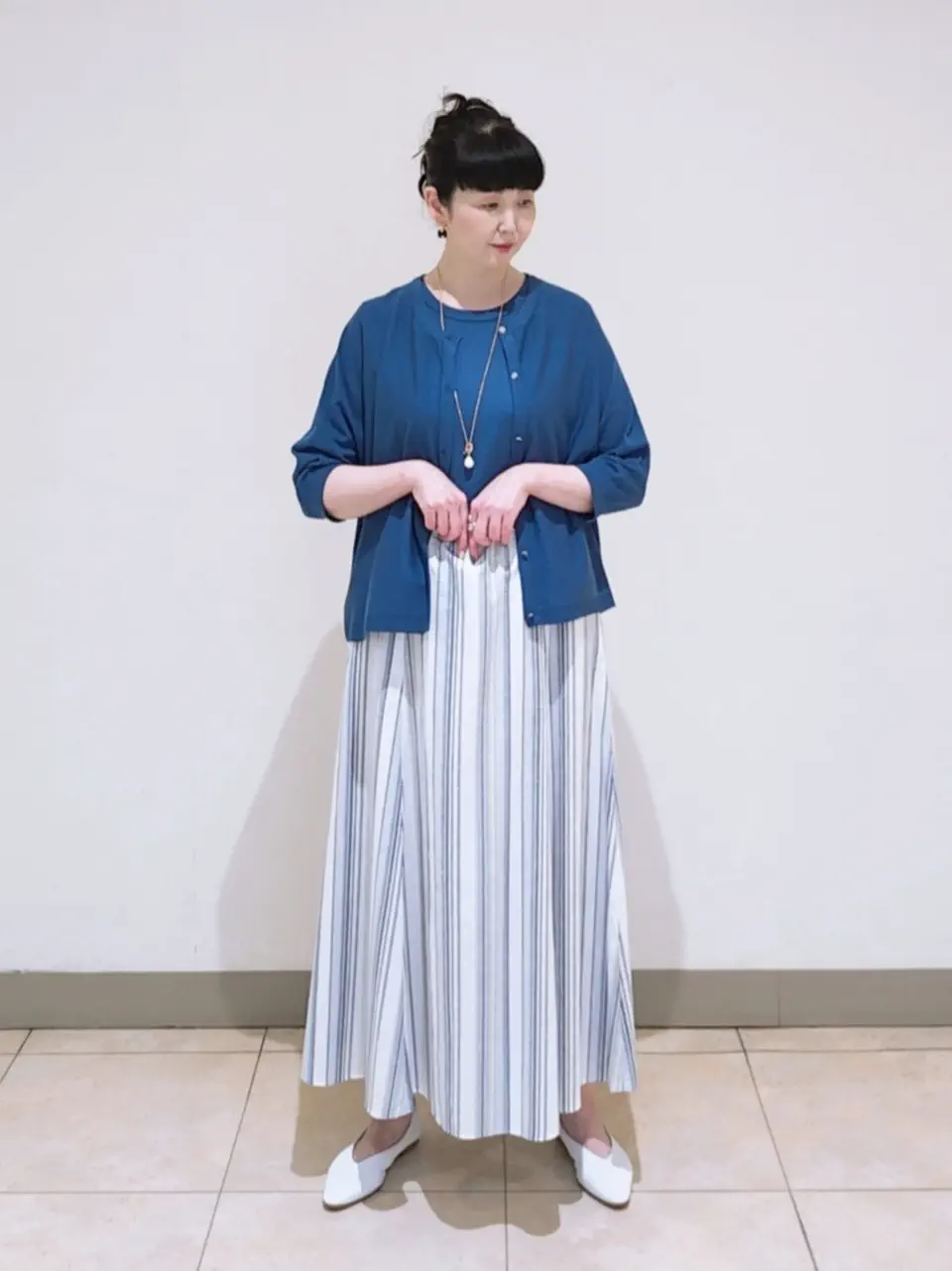 J.PRESS LADIES L スタッフ コーディネート画像